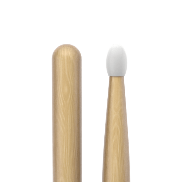 Promark TX5BN Classic Forward 5B Hickory Drumstick, Oval Nylon Tip