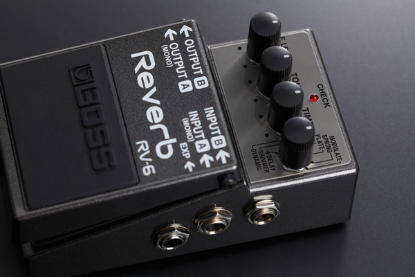 Boss RV-6 Digital Delay/Reverb Guitar Effects Pedal With Newly Developed Algorithm