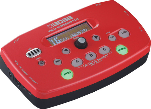 VE-5 Vocal Performer Personal Effects Processor & Looper Designed For Vocalists - Red