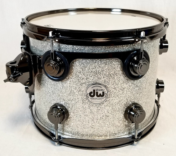 5-Piece Collectors Series Shell Pack, Broken Glass Finish Ply, Mahogany/Cherry Hybrid Shells, Black Nickel Hardware