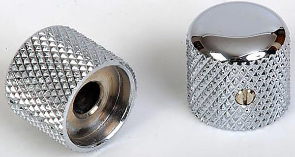 Fender Telecaster Vintage Chrome Dome Knobs Package of 2  099-2056-000