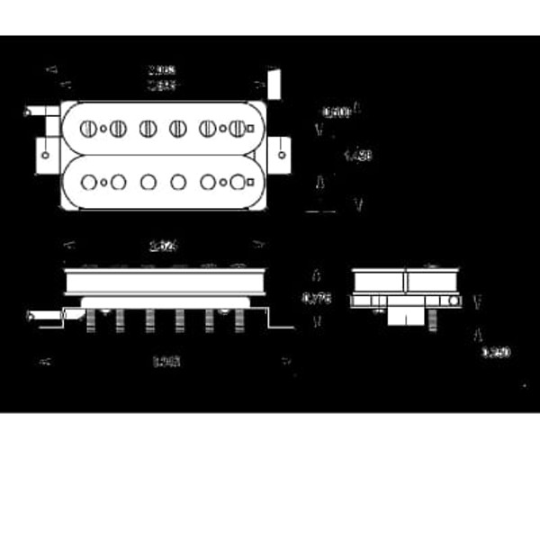 Seymour Duncan APH-1N Alnico II Pro Humbucker Electric Guitar Neck Pickup Nickel Cover