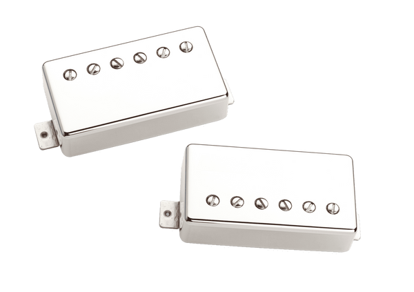 Seymour Duncan Set of High Voltage Humbucker Ellectric Guitar Pickups, Nickel Covers