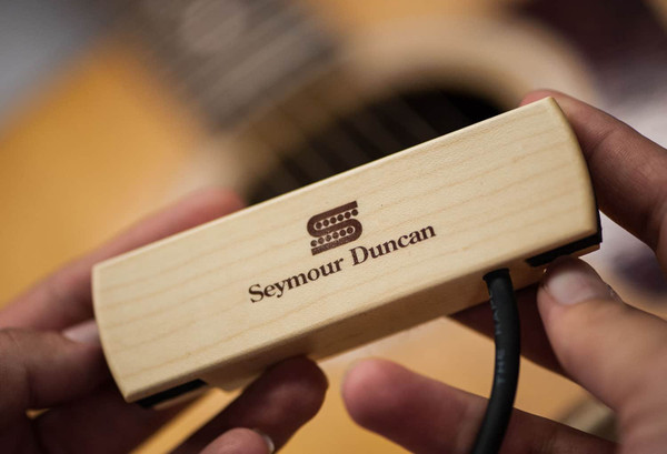 Seymour Duncan SA-3HC Hum-Canceling Woody Maple Sound Hole Acoustic Guiatr Pickup