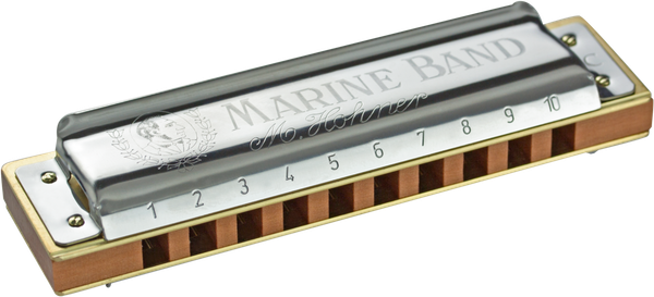 Hohner 1896BX-BB Marine Band Key of B Flat Boxed Package Harmonica