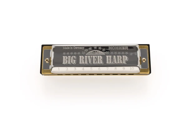 Hohner 590BX-A Big River Harp Key Of  A Boxed Package Harmonica