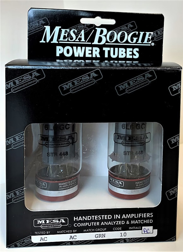 Mesa Boogie Matched Pair of 6L6  STR 448 Power Tubes