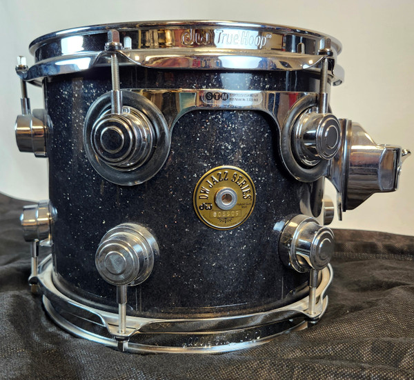 DW Collector’s Series Cherry/Gum Jazz Series – Black Ice Finish with Chrome Hardware