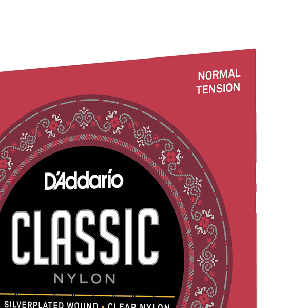 D'Addario EJ27N Classical Guitar Strings Student Nylon, Normal Tension