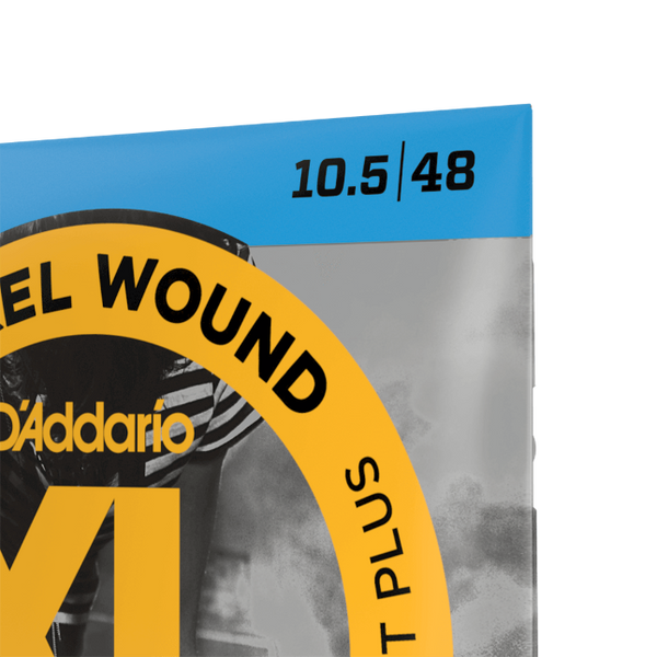 D'Addario EXL110+ Nickel Wound Electric Guitar Strings, Regular Light Plus, 10.5-48