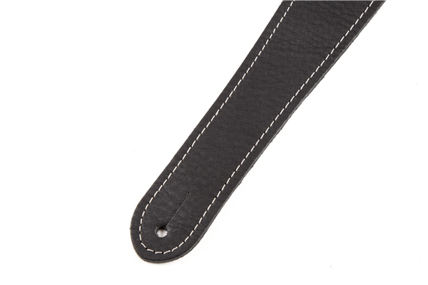 Monogram Leather Guitar Strap, Black