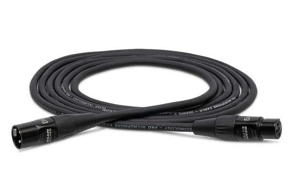 Hosa HMIC-020 Pro Microphone Cable, REAN XLR3F to XLR3M, 20 ft