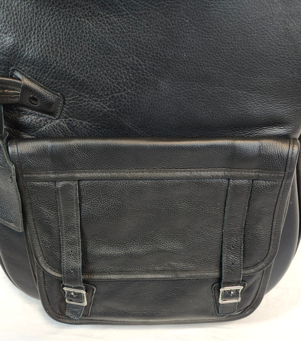 Levy's LM18 Deluxe Leather Electric Guitar Bag, Black
