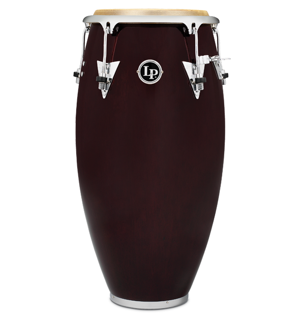 Latin Percussion LP552X-DW Classic Model Wood 12-1/2 inch Tumbadora, Wine Red Chrome Hardware