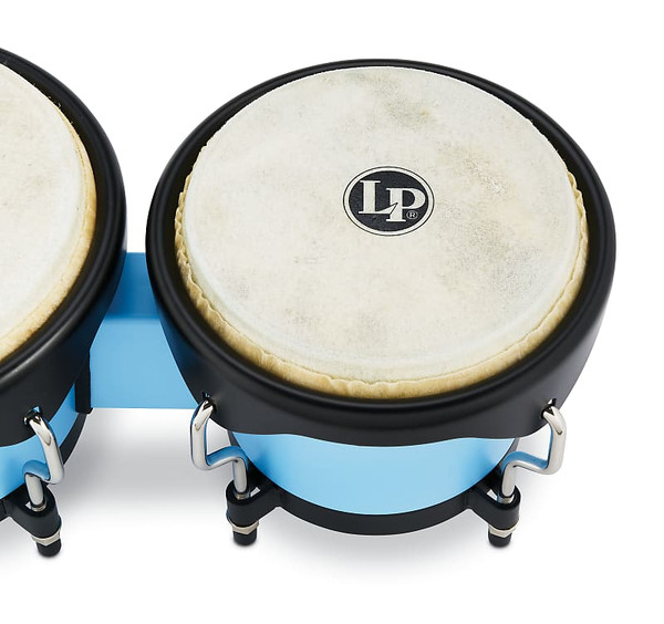 LP601D-SB-K Discovery Series 6-1/4-inch and 7 1/4-inch Bongo with FREE Carrying Bag - Sonic Blue