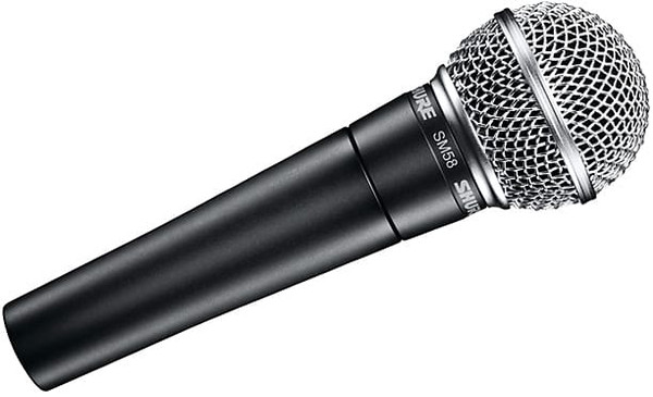 Shure SM58 Vocal Microphone, With Clip