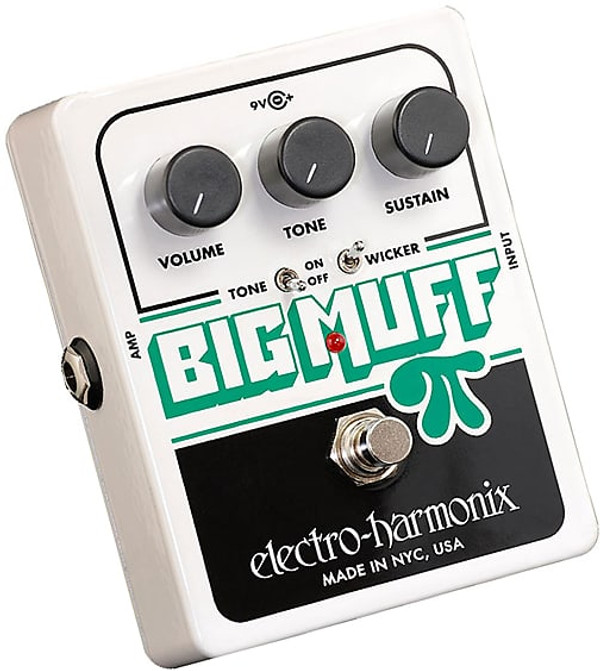 Electro Harmonix Big Muff with Tone Wicker Distortion & Sustainer Effect Pedal