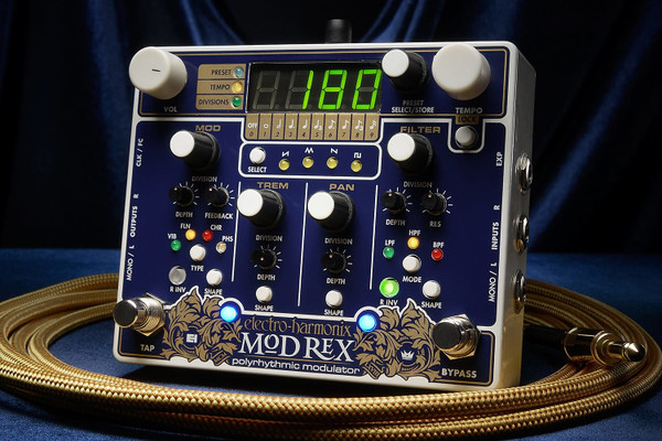 Electro Harmonix Mod Rex Poly-Rhythmic Modulator MIDI Effect Pedal