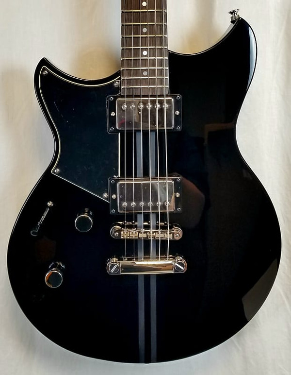 Yamaha RSE20L Revstar Element Left Handed Electric Guitar, 2 Alnico V Humbucking Pickups, Black