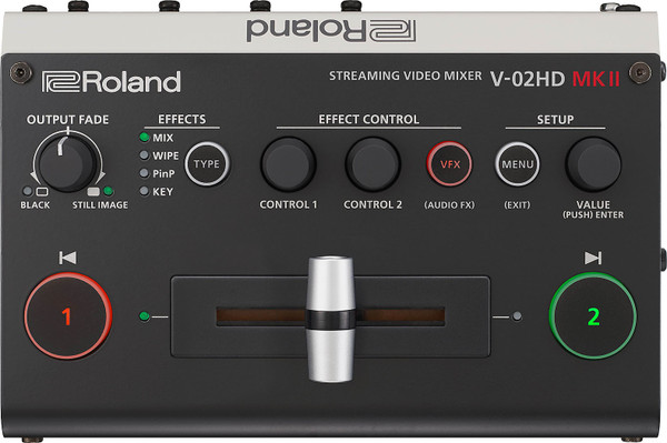 Roland V-02HD MK II Streaming Video Mixer, The World?s Easiest Two-Camera