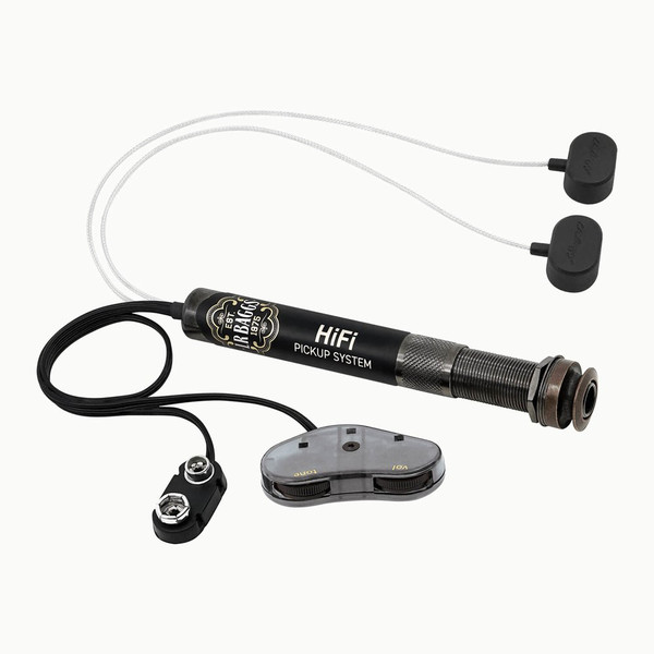 LR Baggs HiFi High-Fidelity Acoustic Pickup, Endpin Preamp and Soundhole Volume and Tone Control