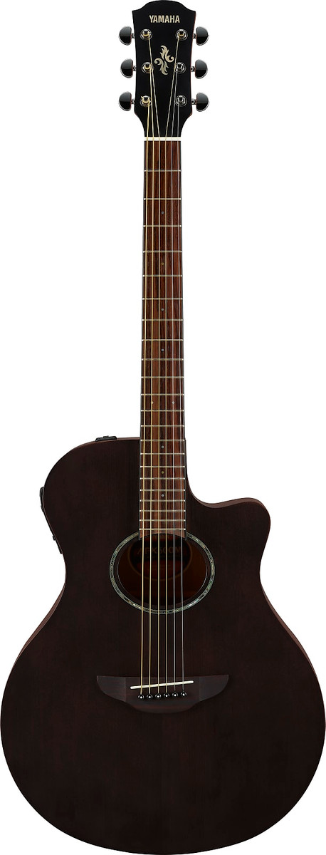 Yamaha APX600M SMB Cutaway APX Thinline Ac./Elec. Guitar, Matte Smoky Black