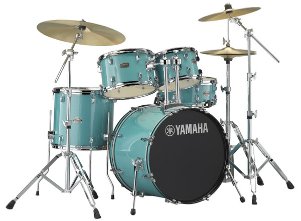 Yamaha Rydeen 5 Piece Shell Pack Drum Kit, Turquoise Glitter