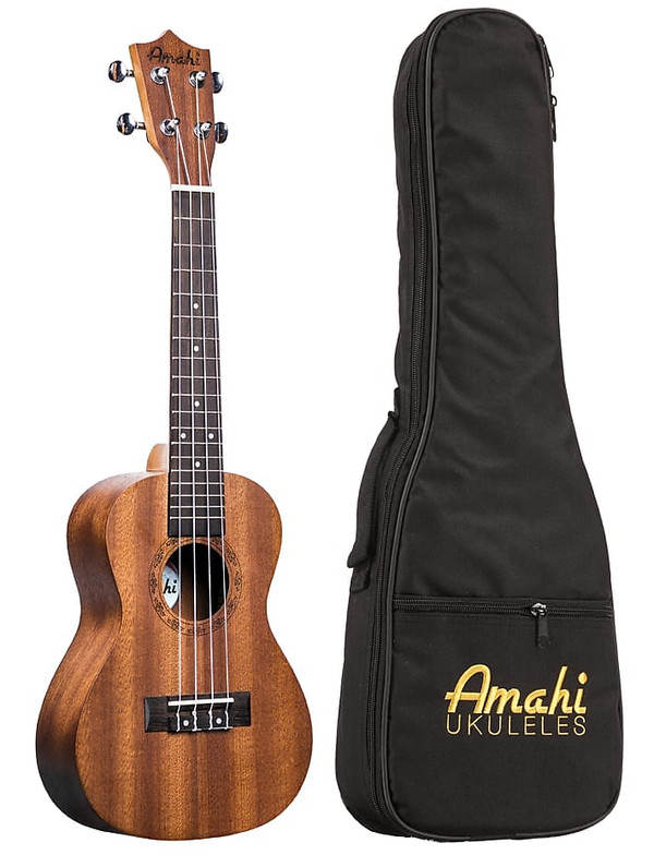 Amahi UK210C Select Mahogany, Top, Back & Sides, Concert Ukulele