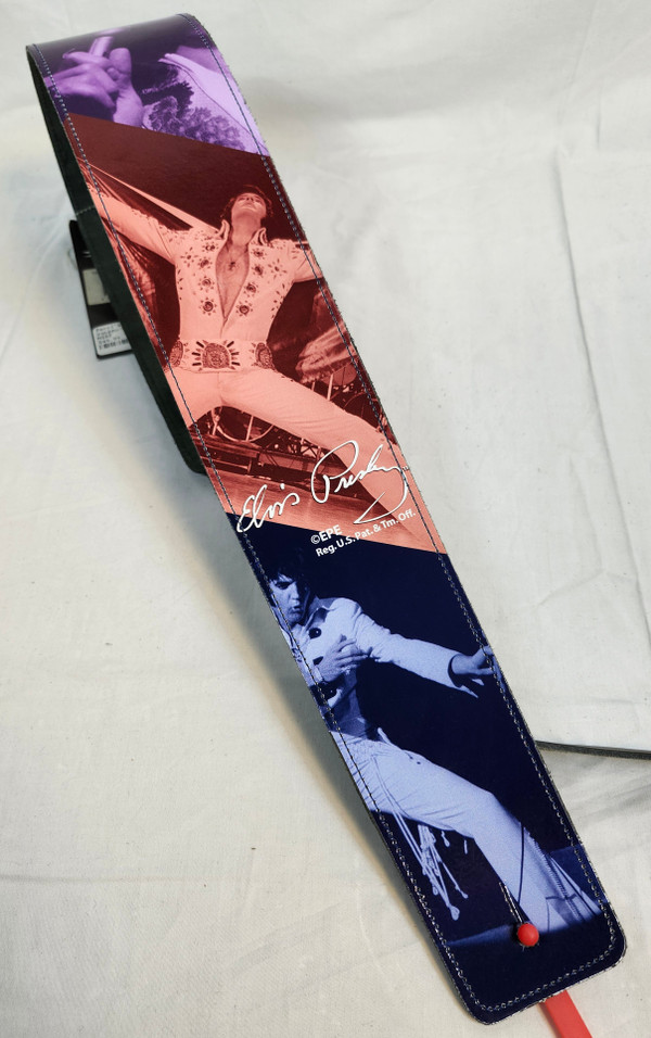 Perri's Leather P35EPV-829 Elvis Presley-Singing Leather Guitar Straps