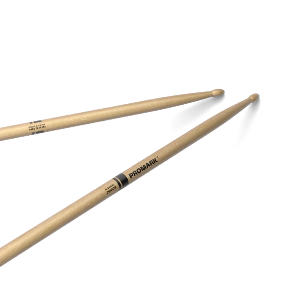 Promark Junior Wood Tip Pair of Hickory Drum Sticks 13" Length