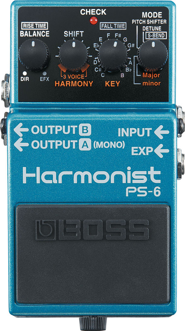 Boss PS-6 Harmonist 3-voice Guitar Harmony Effects Pedal