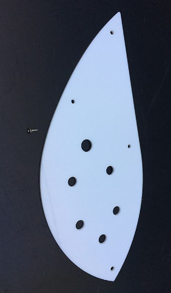 Rickenbacker Left Handed Lower Pickguard for Rickenbacker, 330,340, 360 and 370 Hollowbody Guitars