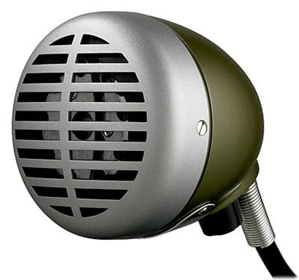 Shure Green Bullet Harmonica Microphone - Green, Chrome