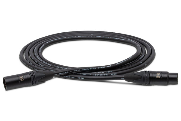 Hosa CMK-015AU Edge Microphone Cable, Neutrik XLR3F to XLR3M,15 ft