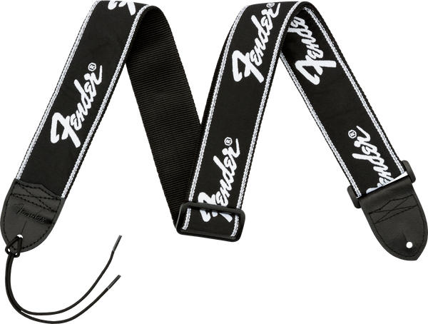 2" Running Logo Guitar Strap (White)  099-0671-000