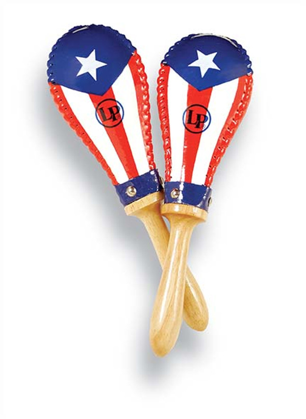 Latin Percussion LP393PR Matador Puerto Rican Flag Maracas