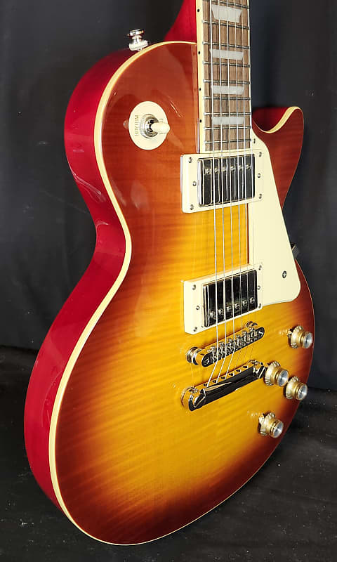 Epiphone Les Paul Standard 60s Electric Guitar, Iced Tea - Gelb Music