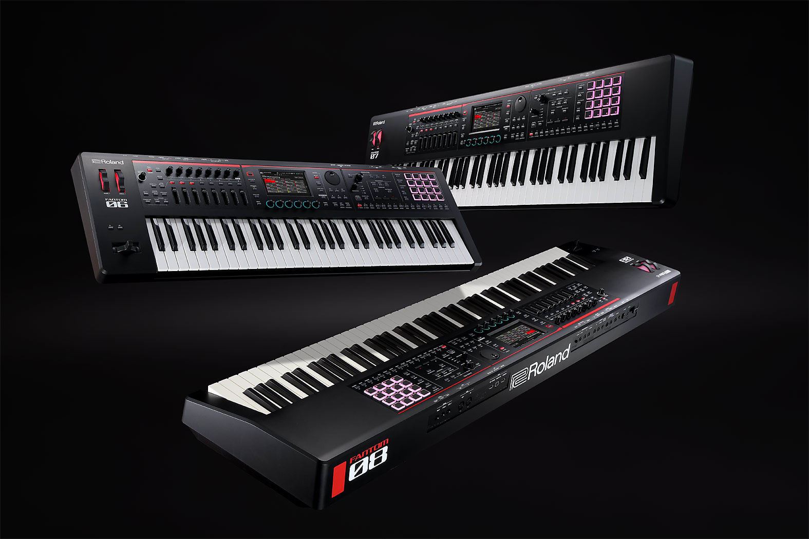 Roland FANTOM-06 Semi-Weighted Keyboard Synthesizer With 61 Keys
