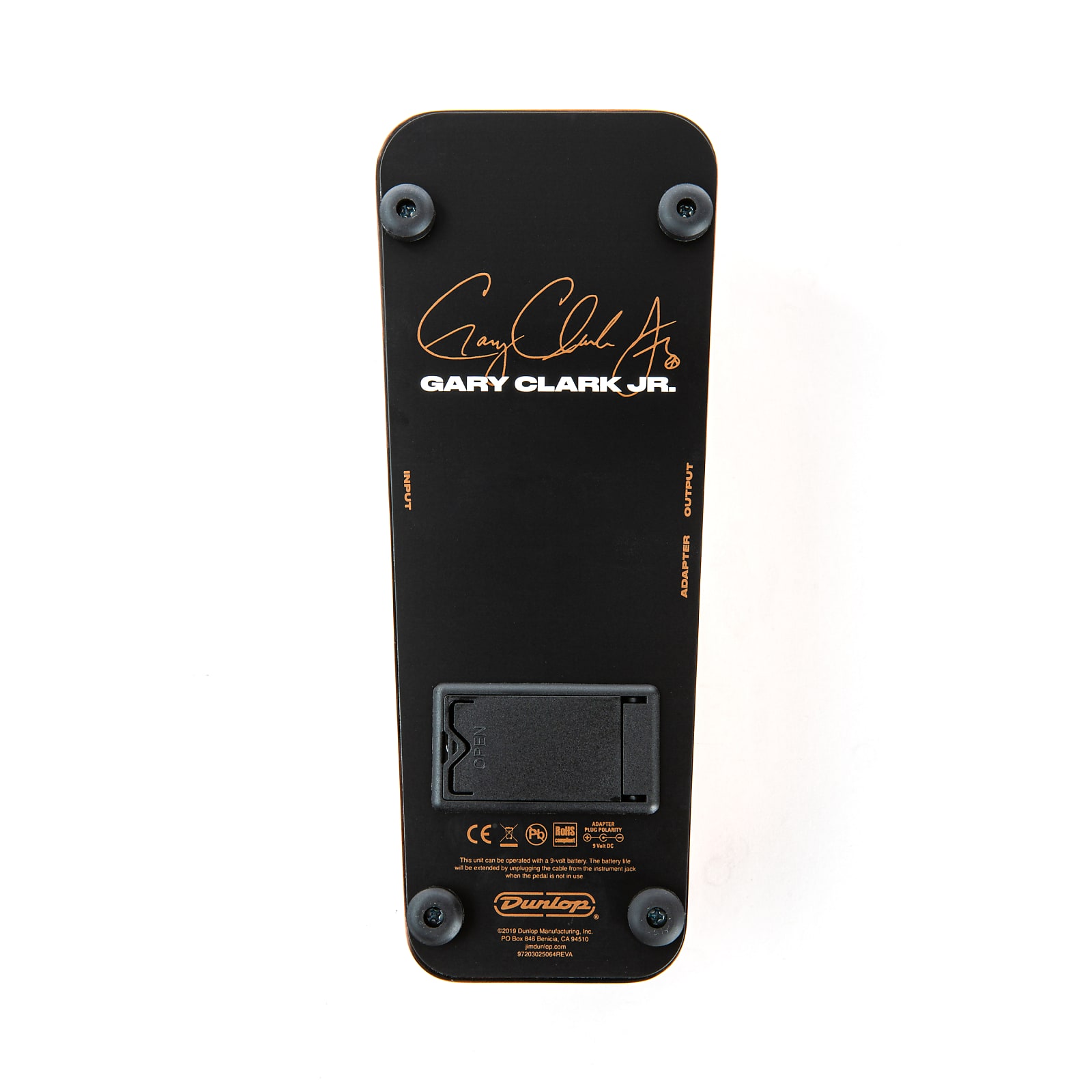 Dunlop GCJ95 Gary Clark Jr. Cry Baby Wah Effect Pedal - Gelb