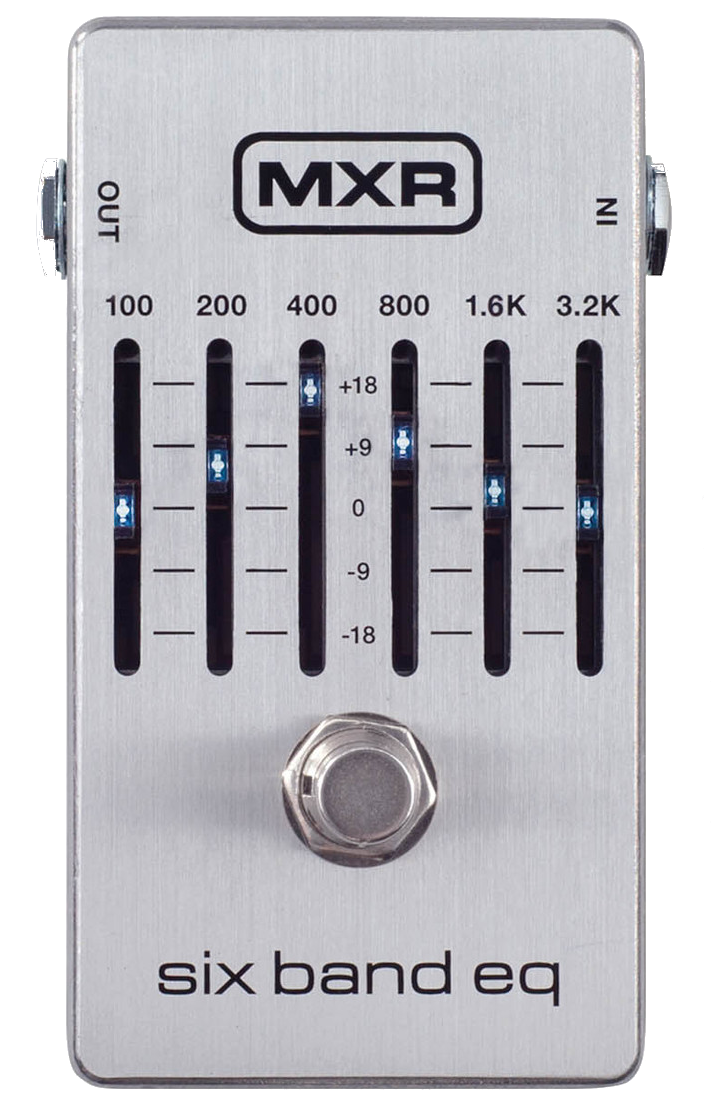 MXR M109S Six Band EQ Effect Pedal - Gelb Music