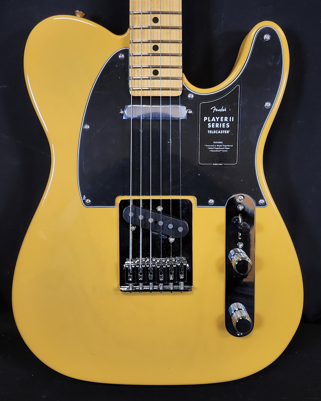 Fender Player II Telecaster, Maple Fingerboard, Butterscotch