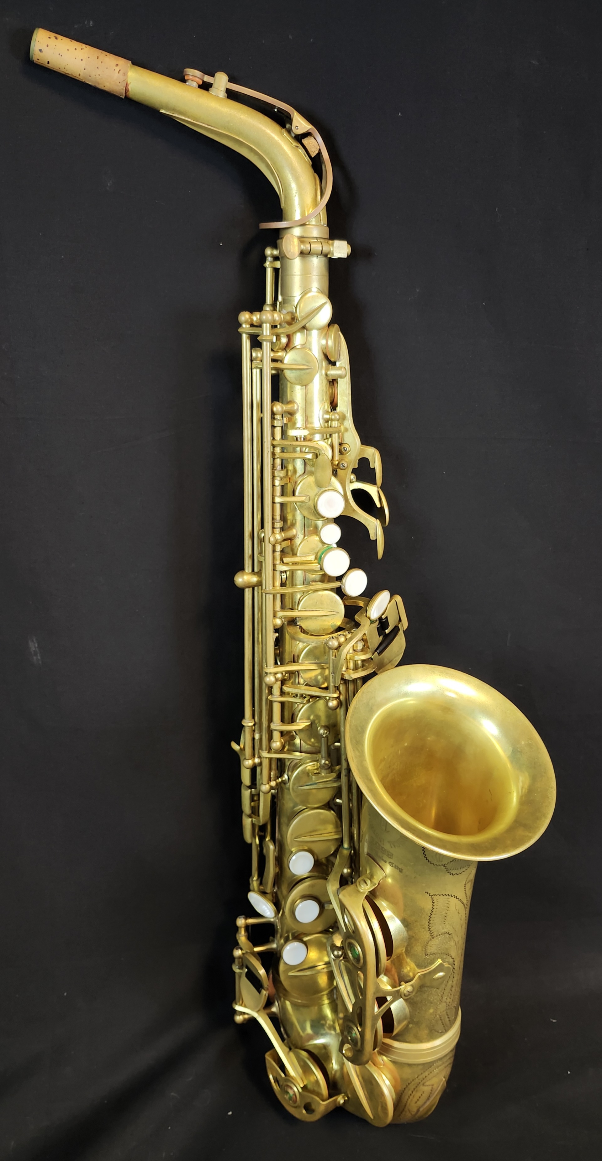 Cannonball A-98 “Knight Series” Bare Brass Alto Saxophone, 1998