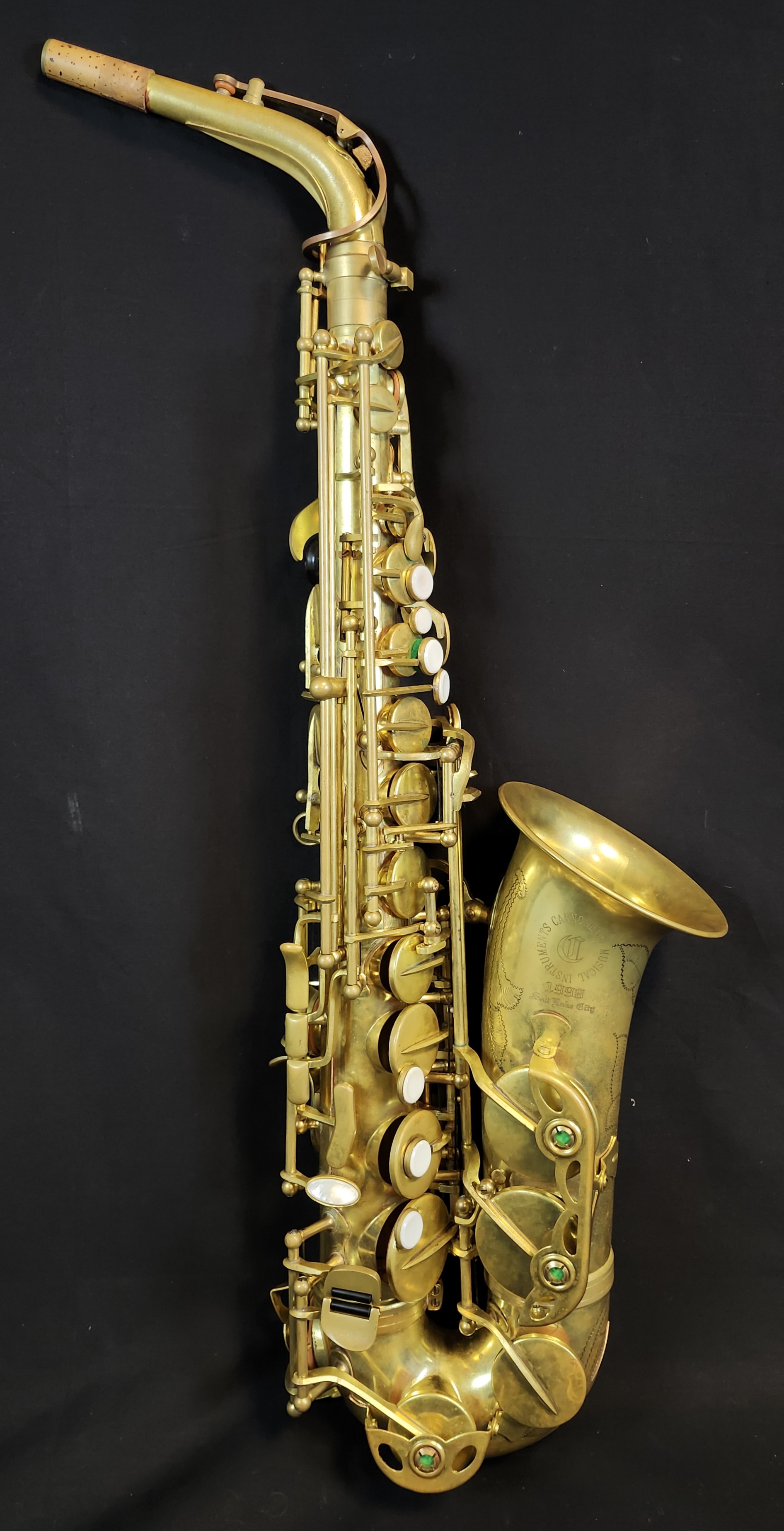 Cannonball A-98 “Knight Series” Bare Brass Alto Saxophone, 1998