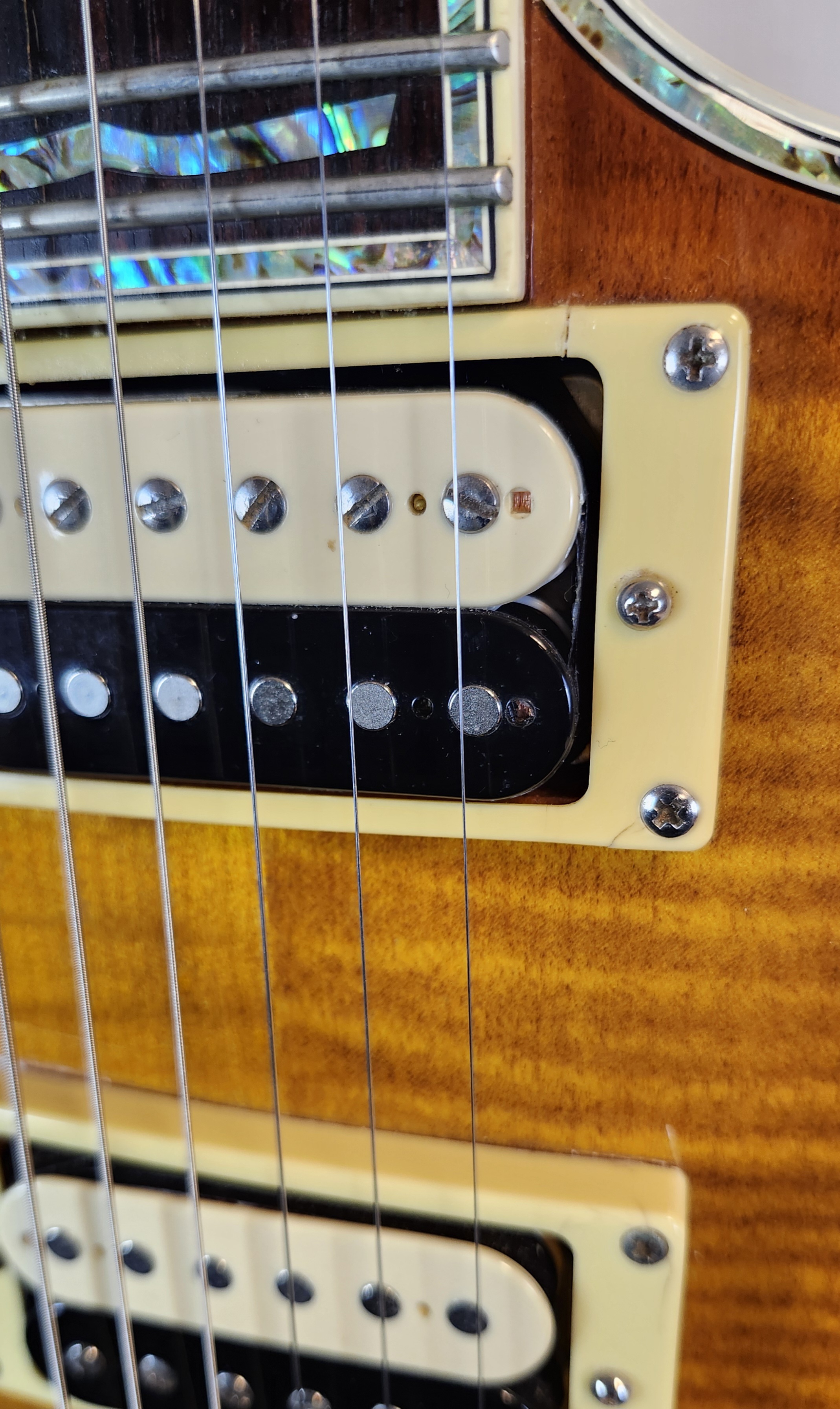 KM Ltd EC-1000FM Deluxe ダンカンピックアップ ESP LTD EC-1000FM Deluxe w/Case, Seymour Duncan APH-2 Set