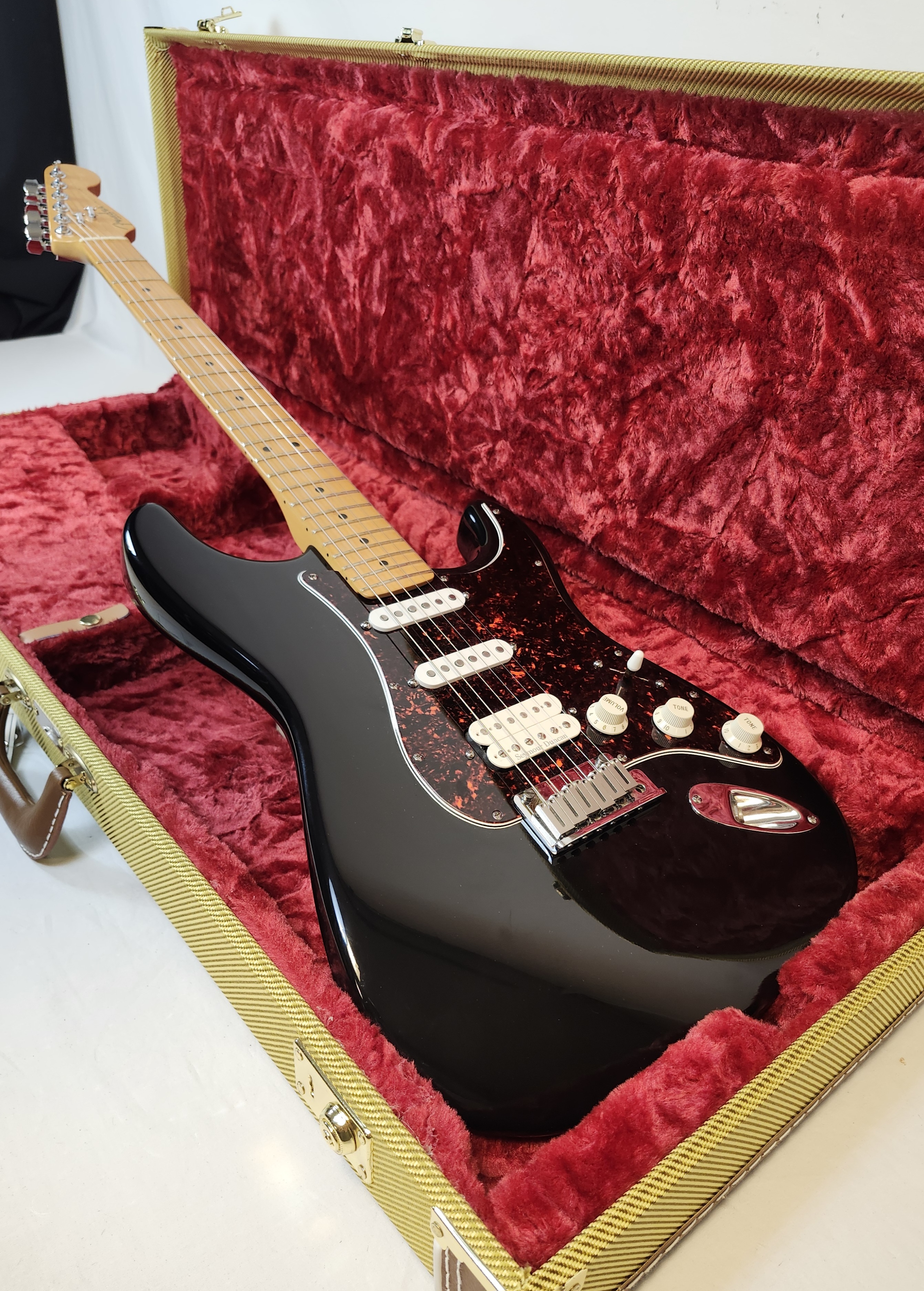 Vintage 1997 Fender U.S. Lone Star Stratocaster, Black