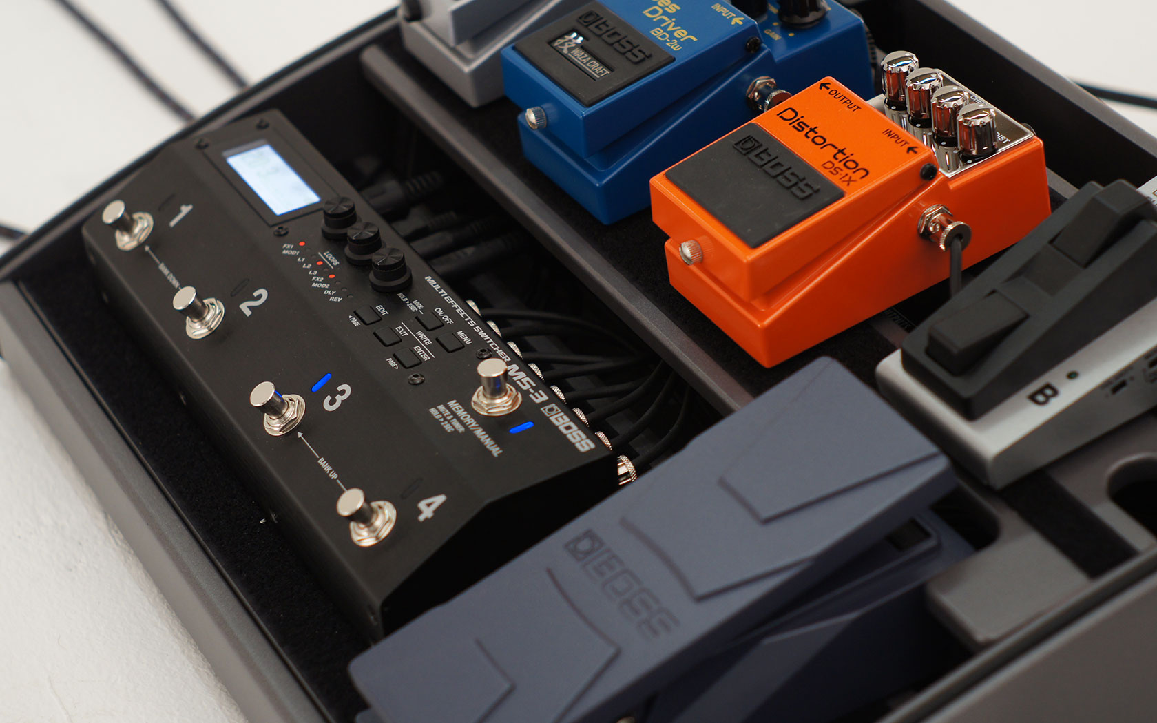 Boss MS-3 Multi Effects Switcher Pedal - Gelb Music