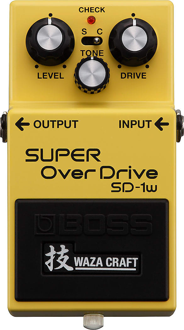 Boss SD-1W Waza Craft Made In Japan all Analog Super Overdrive
