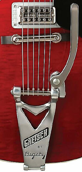 Gretsch B6C Tailpiece, Bigsby, Chrome with handle for Hollow Body 