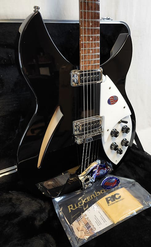 Rickenbacker 330 Jetglo Semi-Hollow Guitar, 21 Fret, Gotoh 