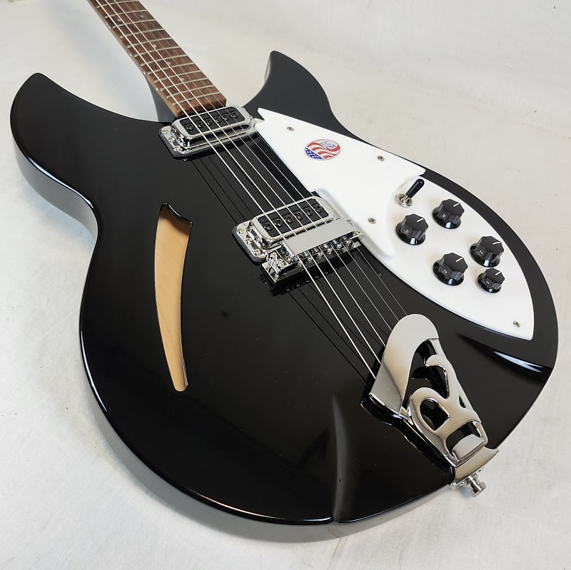 Rickenbacker 330 Jetglo Semi-Hollow Guitar, 21 Fret, Gotoh 